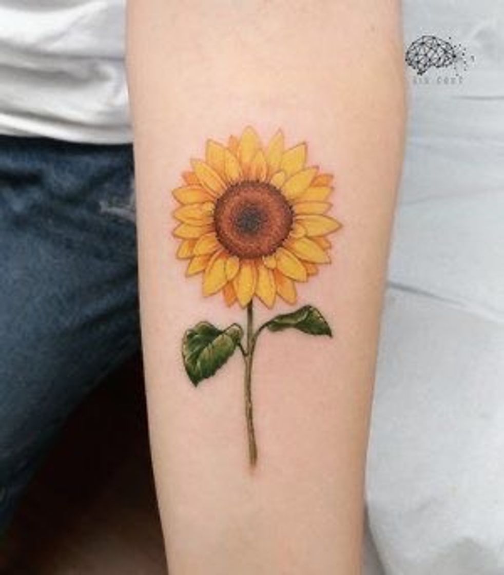 Fashion Tatuagem de girassol 🌻 