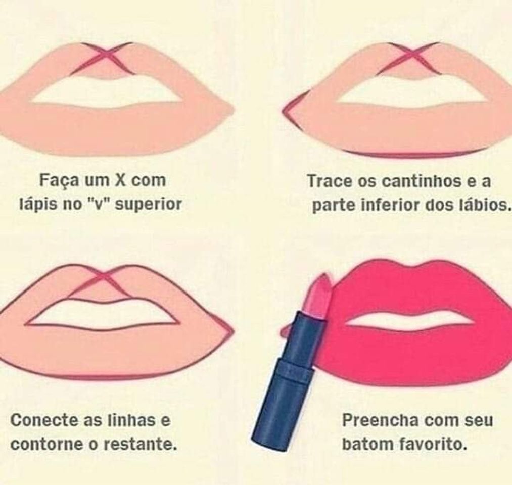 Fashion Como passar batom 💄 