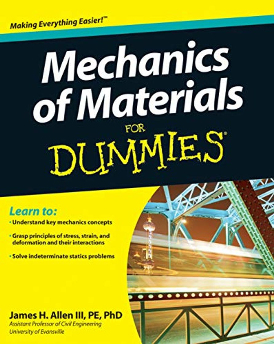 Book Mechanics of Materials For Dummies