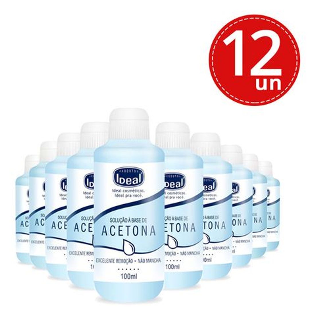 Fashion Removedor De Esmaltes Ideal A Base Acetona 100ml - Lojas Rede