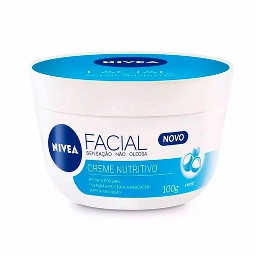 Moda Creme Facial Nivea Nutritivo - Sensação Não Oleosa 100g