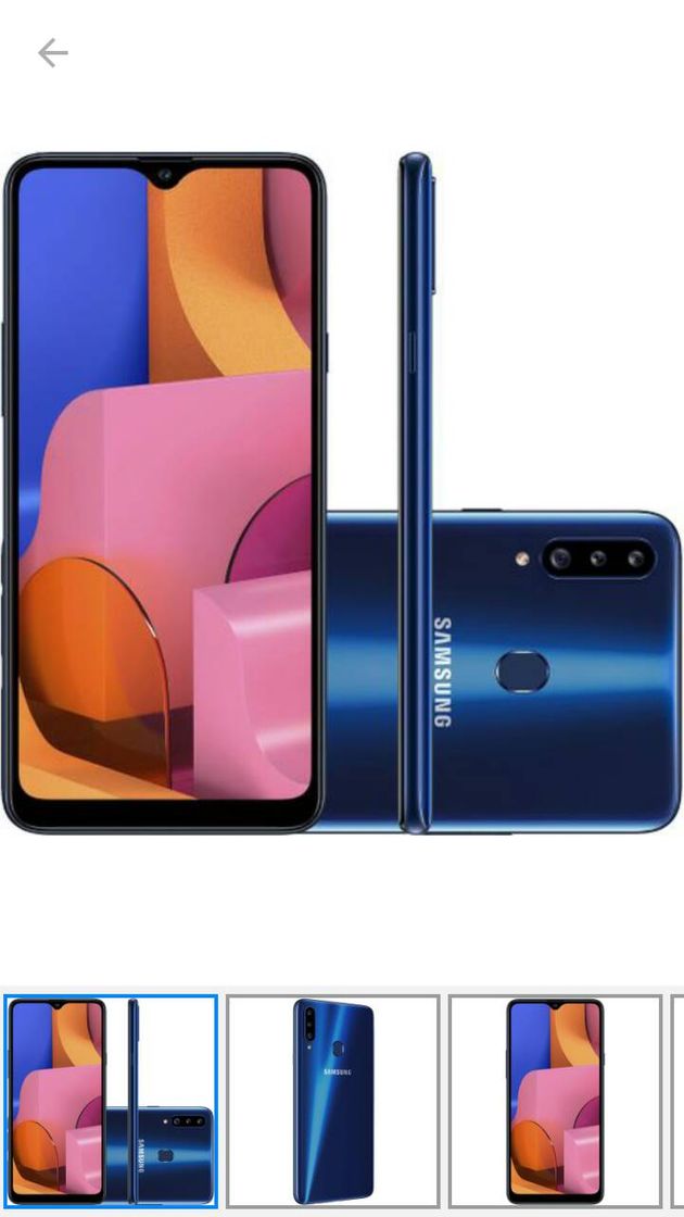 Moda Smartphone samsung galaxy a20