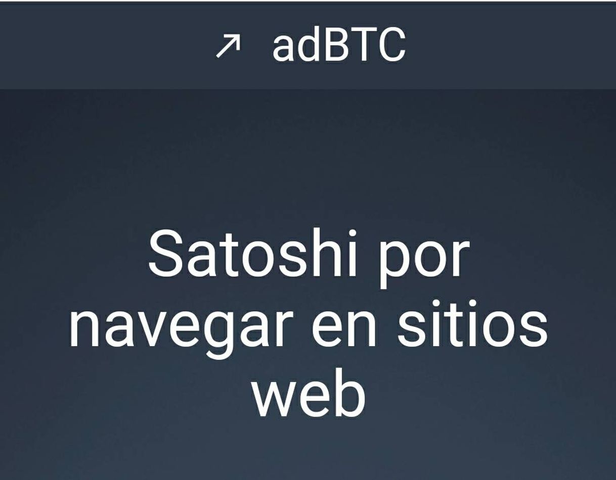 App PTC para ganar satoshis. 