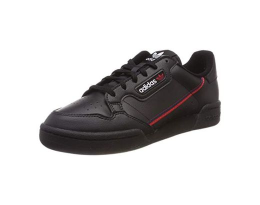 Adidas Continental 80 J, Zapatillas de Deporte Unisex Adulto, Negro