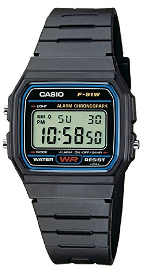 Social Reloj Casio Collection para Hombre F-91W-1YER