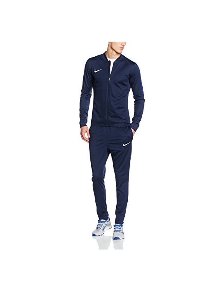 Social Nike Academy16 Knt Tracksuit 2, Chándal Para Hombre, Negro / Azul /