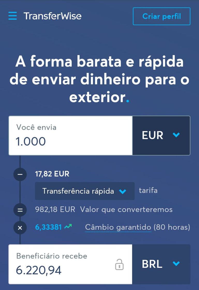 Fashion Melhor app para tranferir dinheiro, para mim até agora!!!