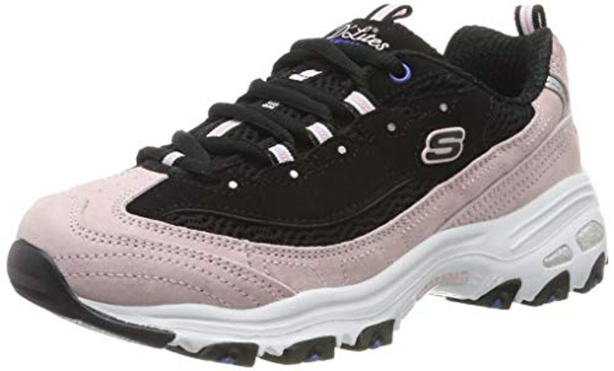 Fashion Skechers Women's D'Lites Trainers, Black