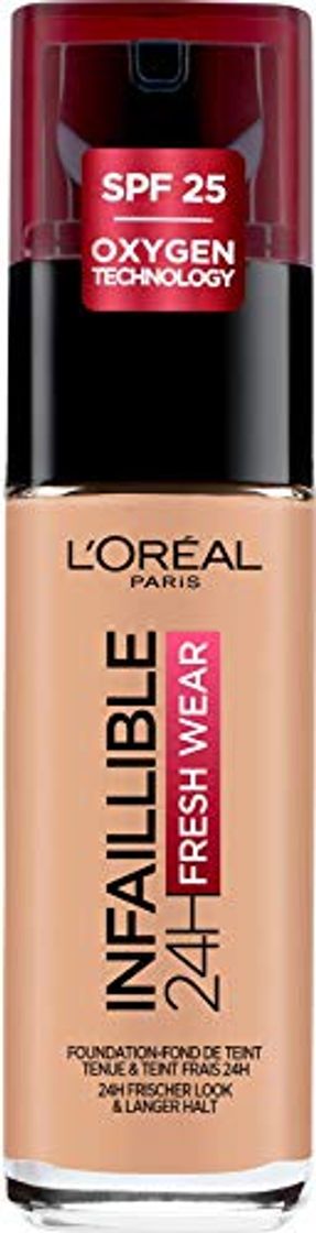 Social L'Oreal Paris Make-up Designer24H Fresh Wear Base de Maquillaje de Larga Duración