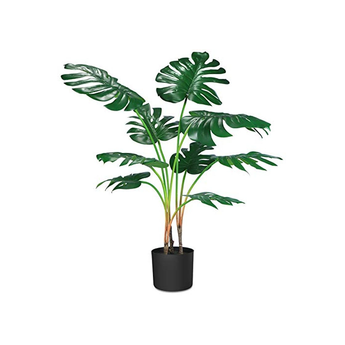 Social CROSOFMI Plantas Artificiales Grande Decorativas Monstera Palmera Artificial Modernos Hogar Decoracion Salon