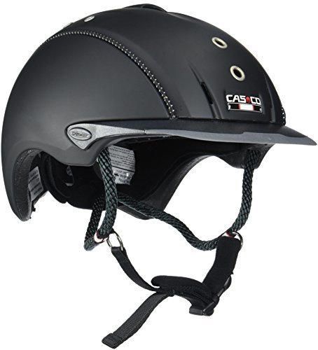 Casco Mistrall Adultos equitación, Todo el año, Unisex, Color Negro - Negro