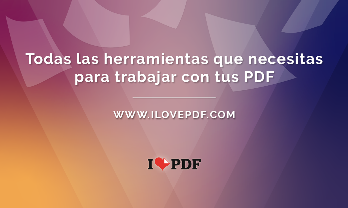 Fashion iLovePDF | Herramientas PDF online gratis