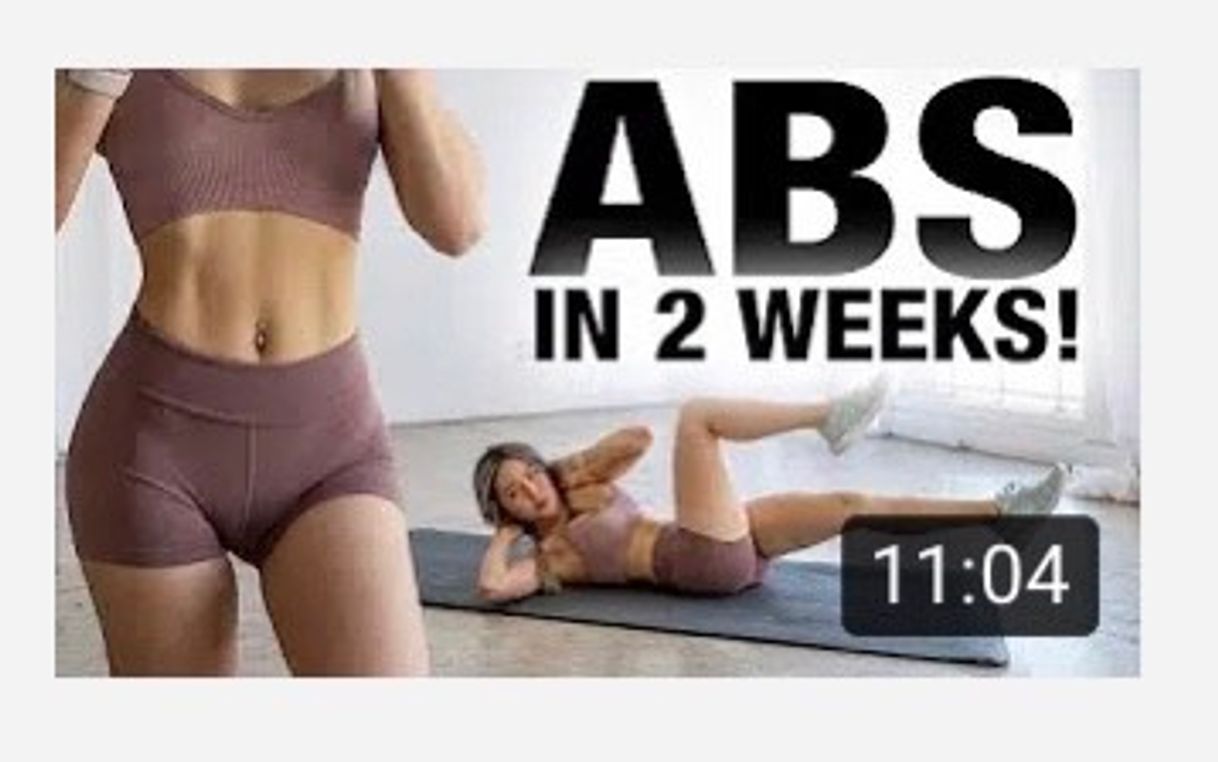 Fashion Get Abs in 2 WEEKS | Abs Workout Challenge - YouTube