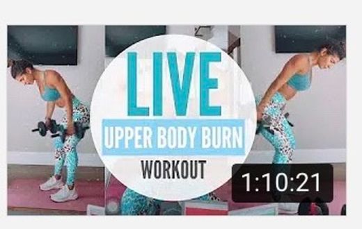 Upper body burn- YouTube