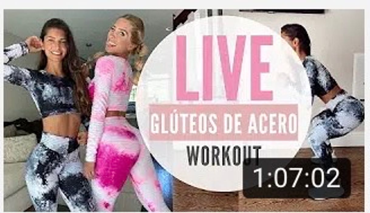 Fashion GLÚTEOS DE ACERO | LIVE WORKOUT - YouTube