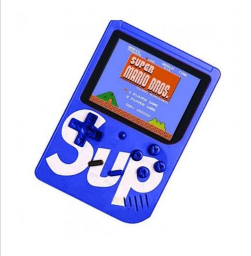 Consola Portátil Clássica 400 Jogos Sup Game Box Azul