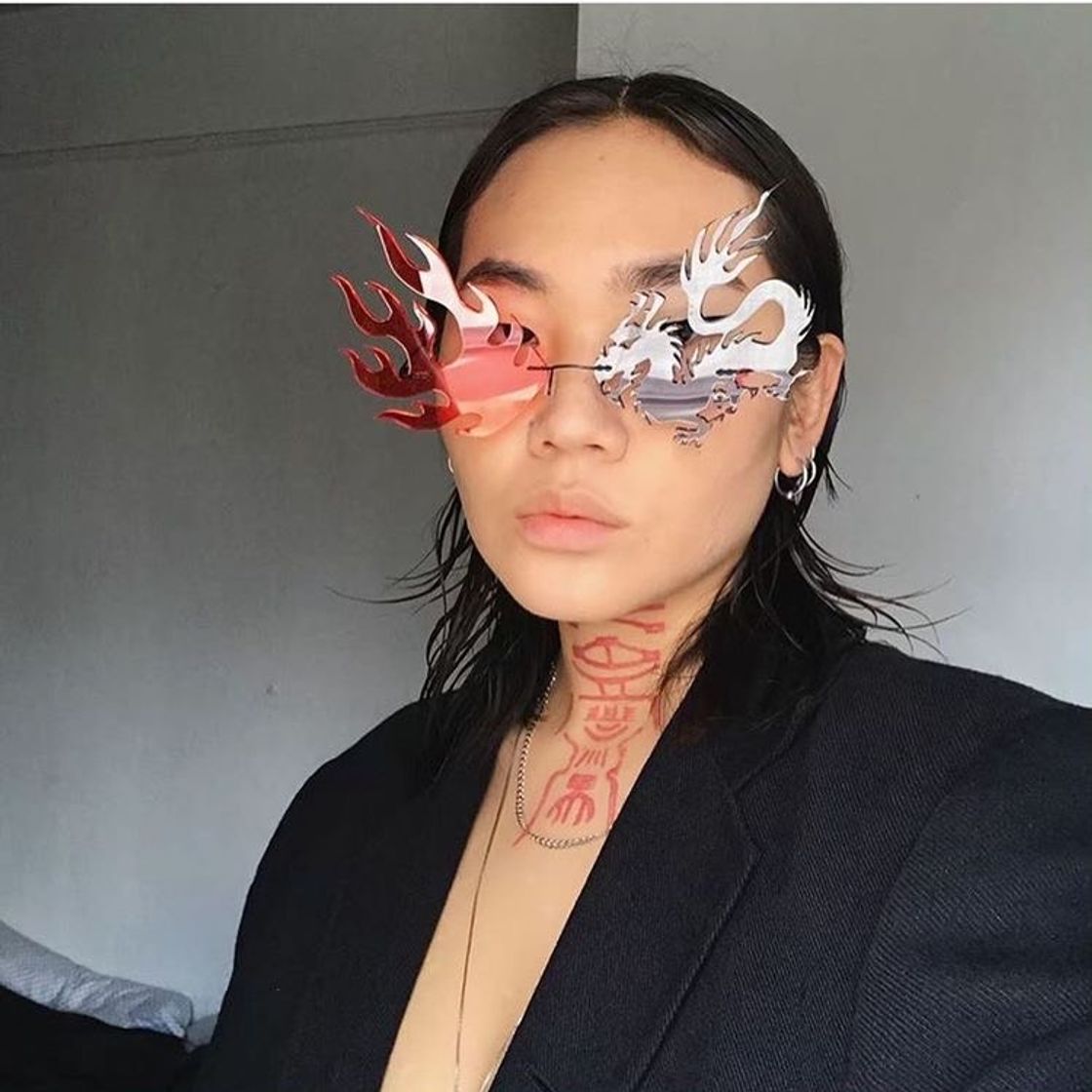 Fashion Fire dragon glasses