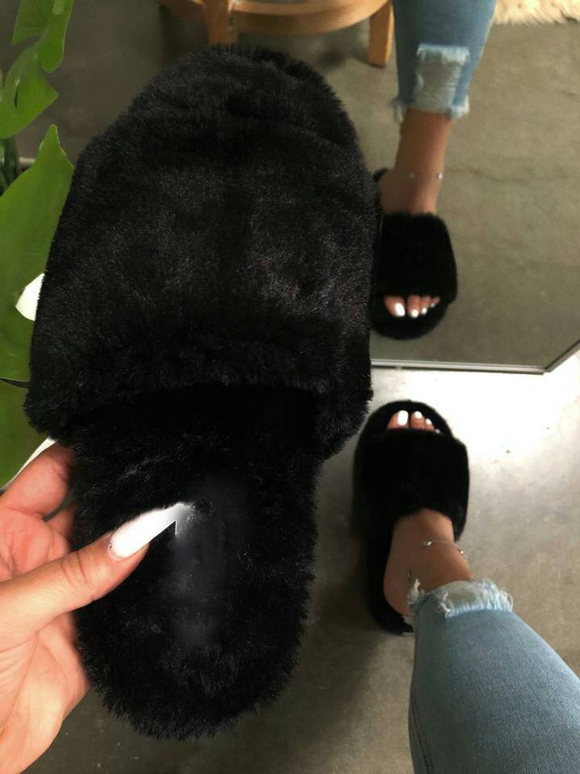 Fashion Stacie slippers black