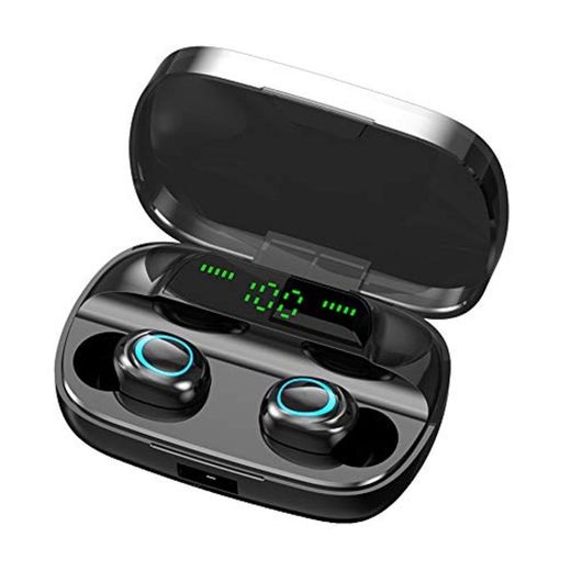 Rayfit Mini Auriculares Bluetooth 5.0 Inalámbricos TWS Estéreo In Ear Auriculares Deportivos