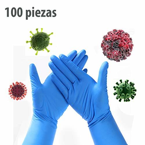 Social Guantes de latex blancos 100Uds en 4 cajas de 25 unidades