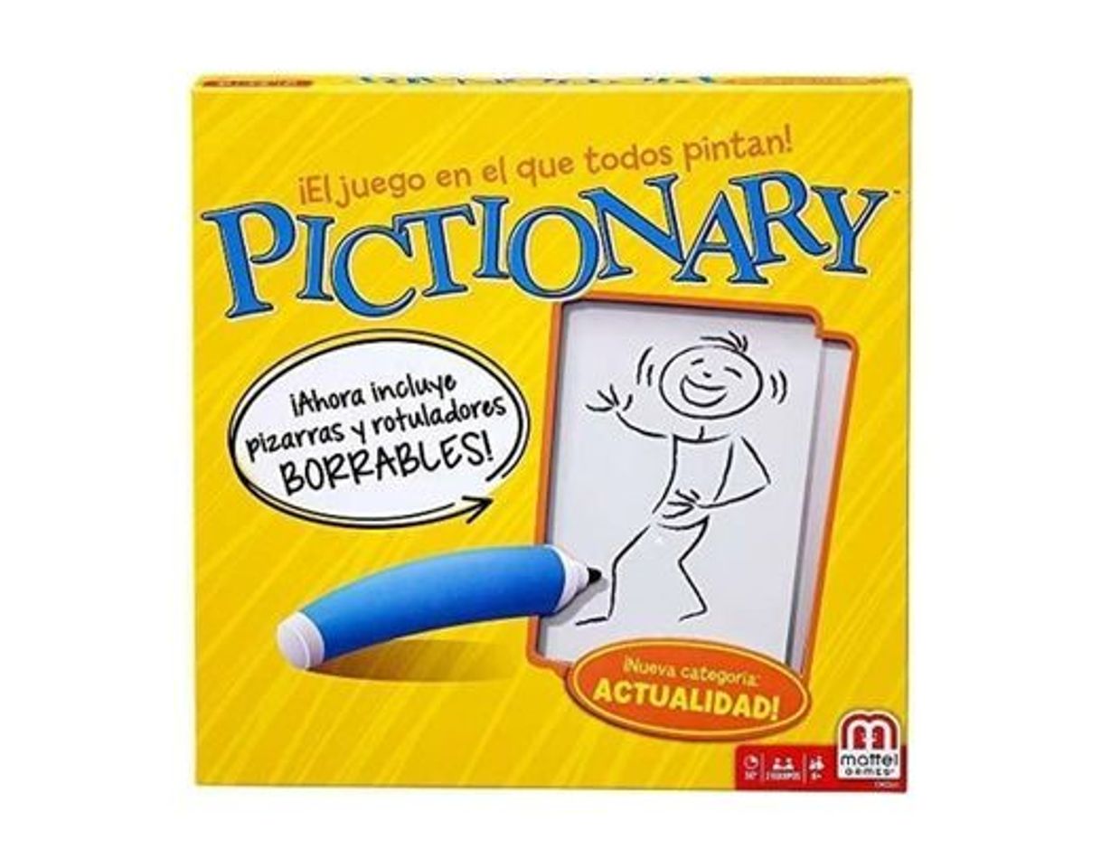 Social Mattel Games Pictionary, juego de mesa 