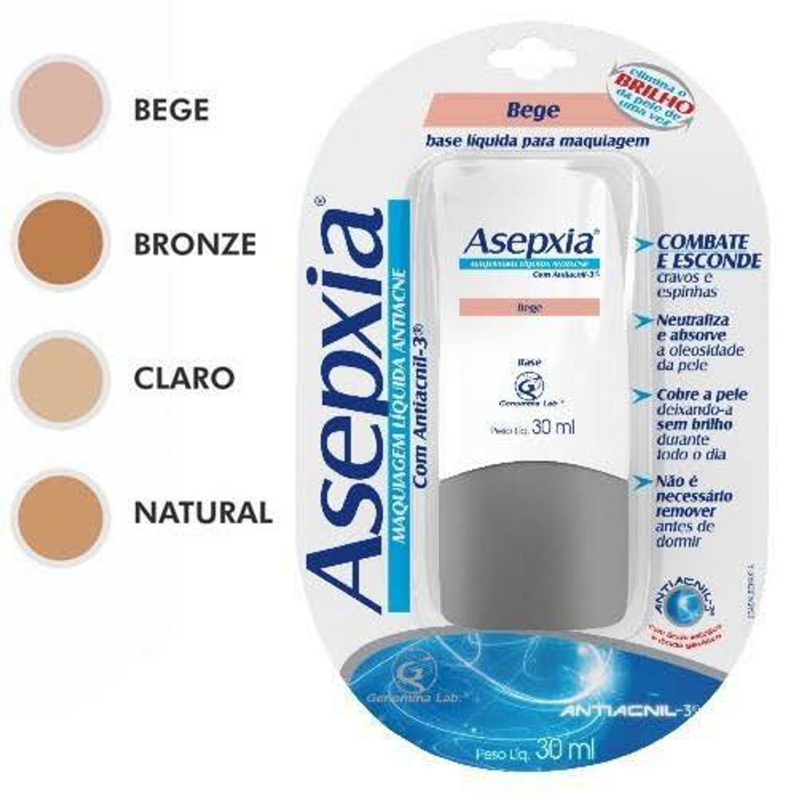 Social Base Líquida Antiacne - Asepxia