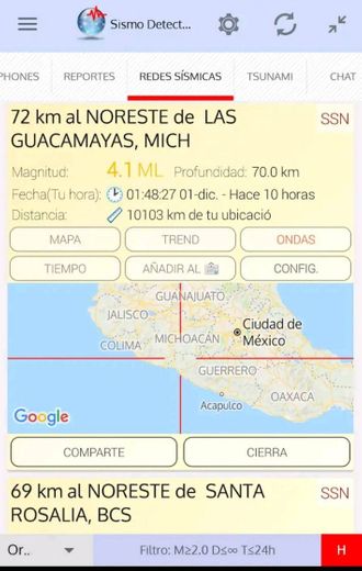 App que te avisa cuando hay un terremoto con anticipación 