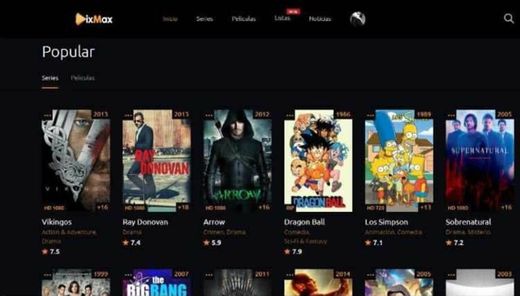 Descargar DixMax una buena app para ver películas y series