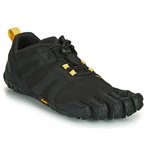 Vibram Fivefingers V-TRAIL Black / Yellow - Fast delivery | Spartoo ...