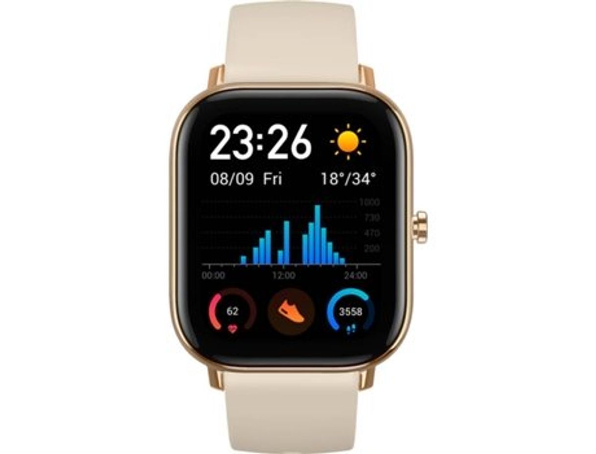 Moda Smartwatch AMAZFIT GTS Dourado