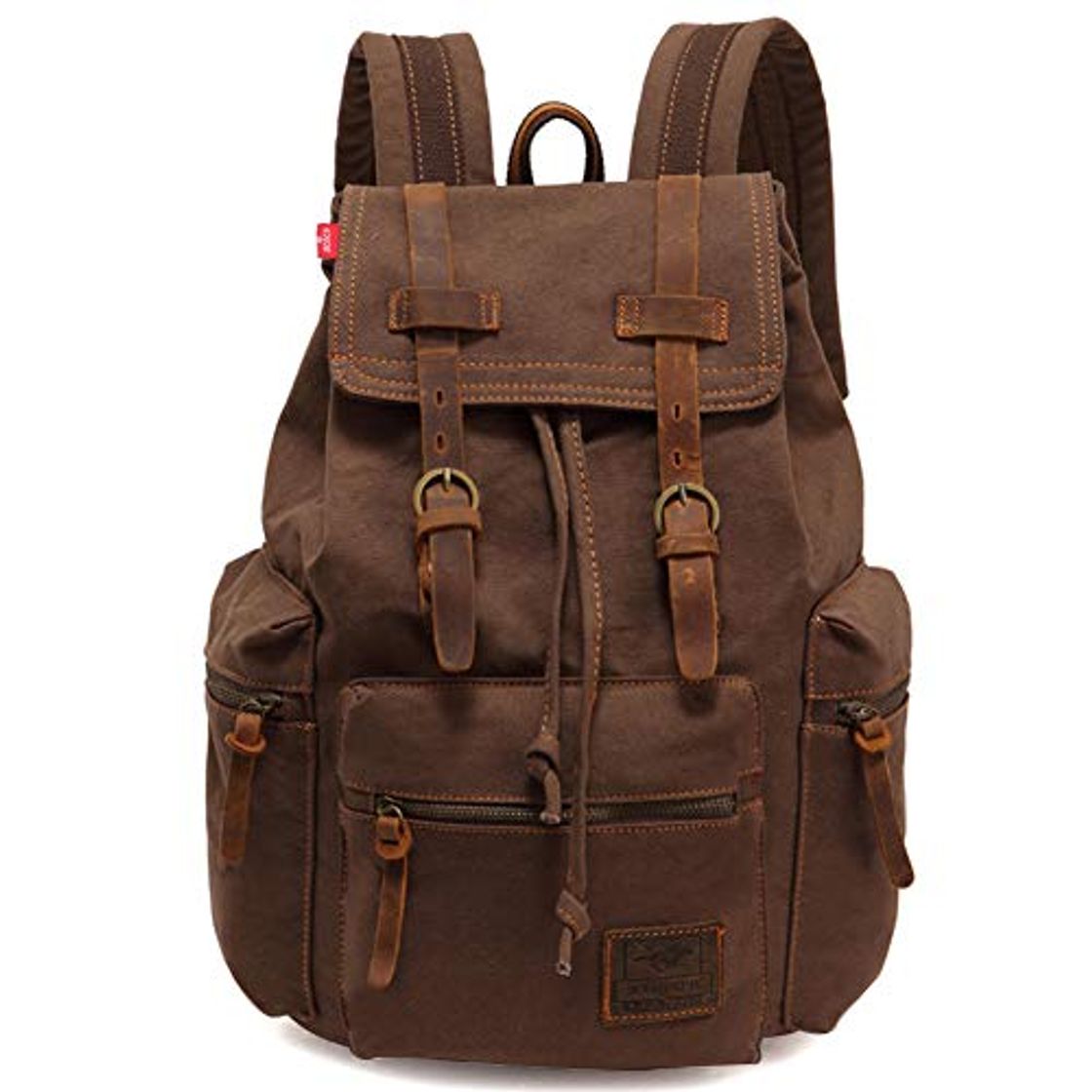 Social Vintage Mochila de Lona de Marcha Bolsa Escolar Uní Mochilas Sport para