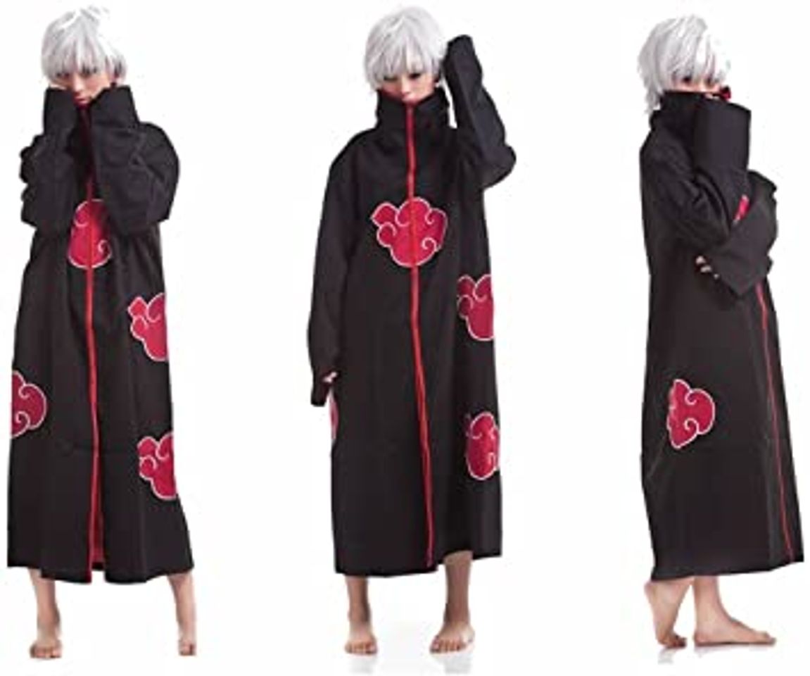 Products D.F.L Trajes de Akatsuki Halloween Cosplay Disfraces Capa Larga Cosplay de los