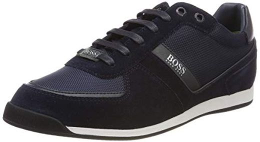 BOSS Maze_lowp_MX, Zapatillas para Hombre, Azul