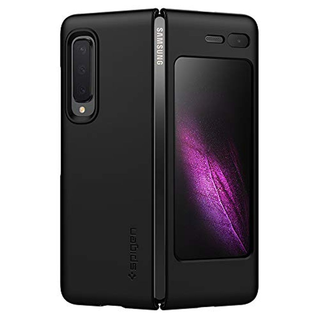 Place Spigen Funda Compatible con Galaxy Fold Thin Fit Plástico Fino Mate y