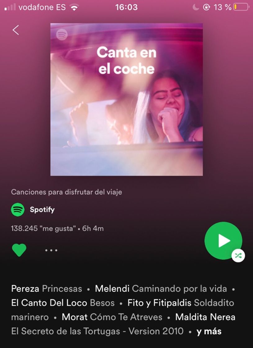 Fashion playlist spotify de todo un poco pero para darlo todo