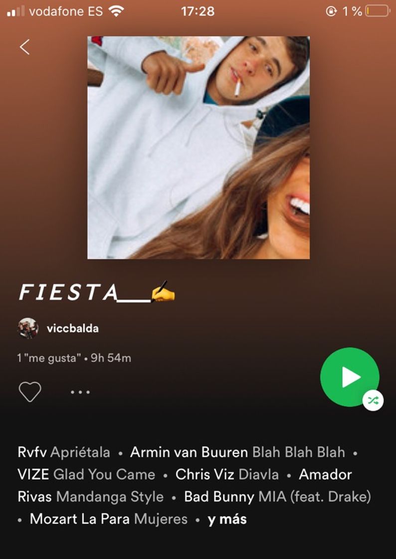 Fashion playlist spotify fiesta 