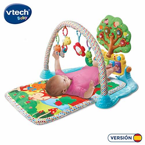 Social VTech- Amigos En El Parque Manta de Juego Y Gimnasio Infantil, Multicolor,