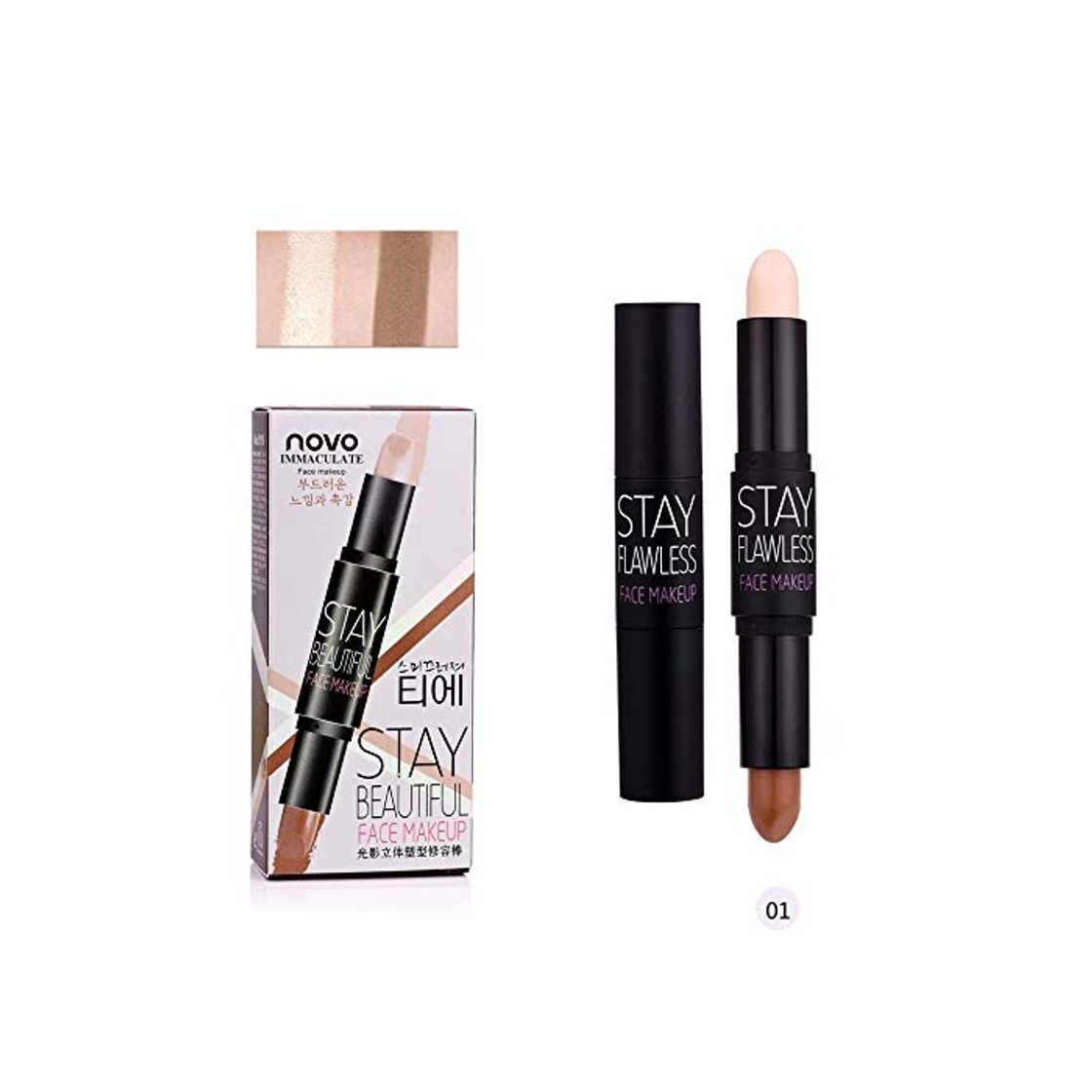 Product Stick de contorno de doble cabeza corrector