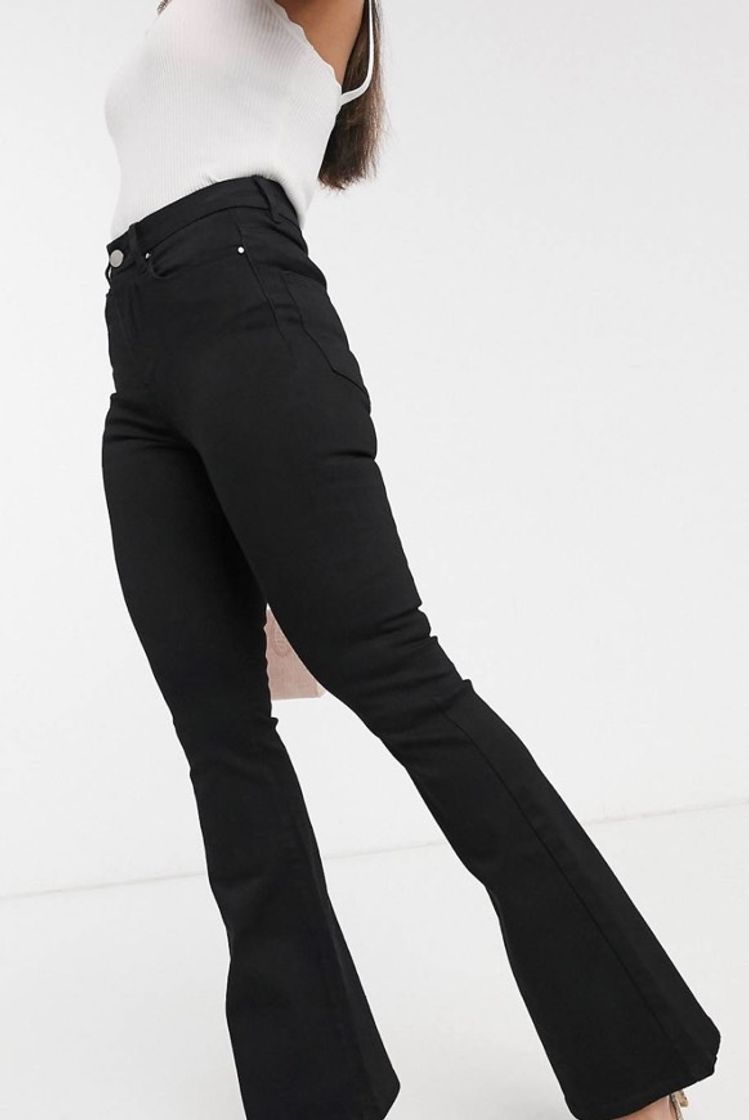 Fashion Vaqueros Negro Campana Asos Petite 