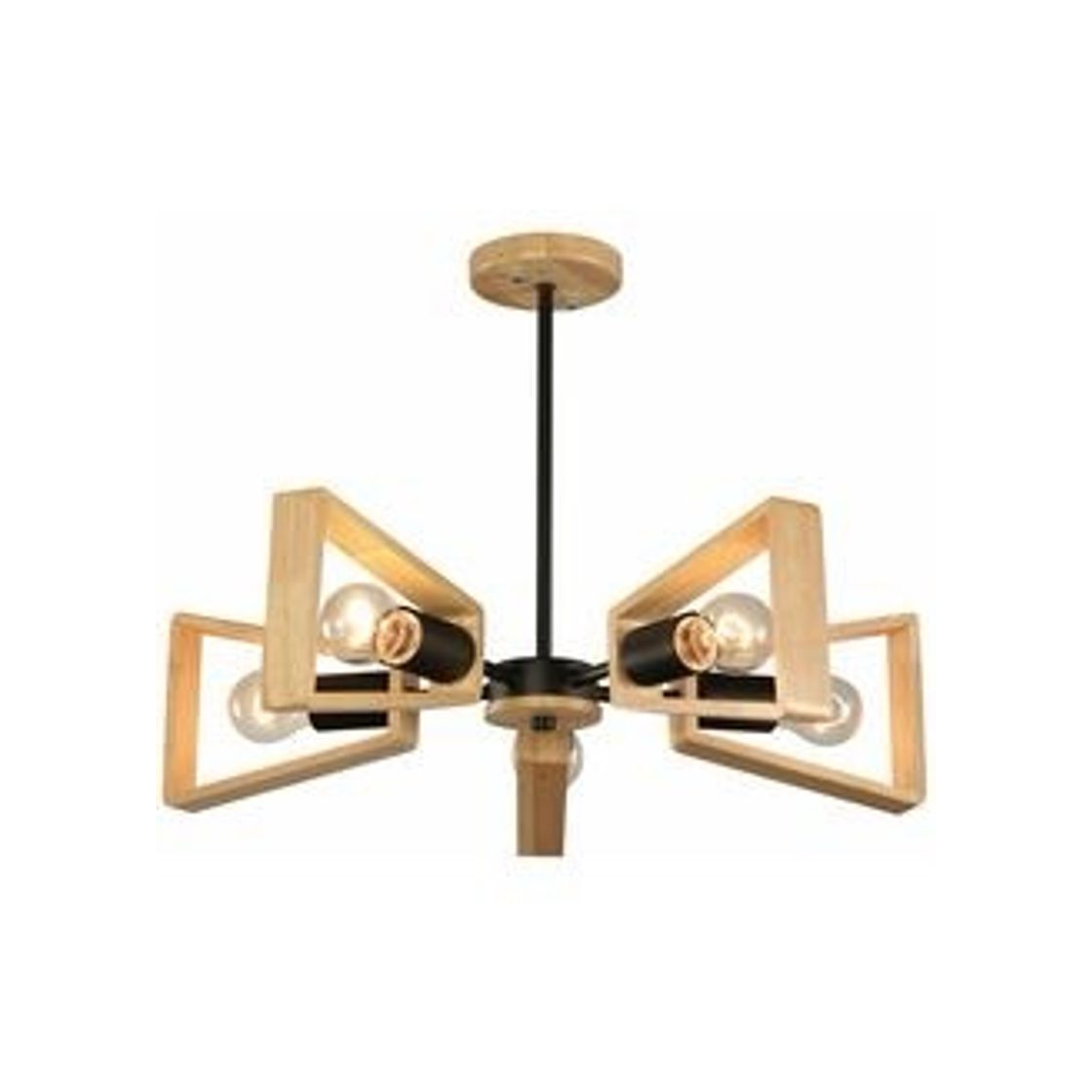 Social LÁMPARA COLGANTE DE MADERA