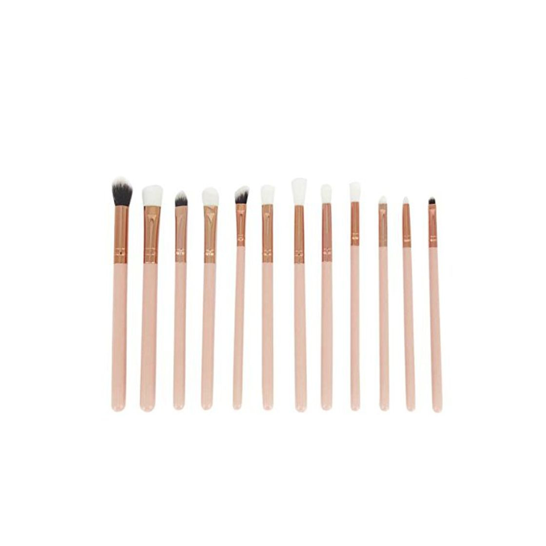 Social kit de Brochas Sannysis set de Brochas Mini pinceles de cejas 12PCS