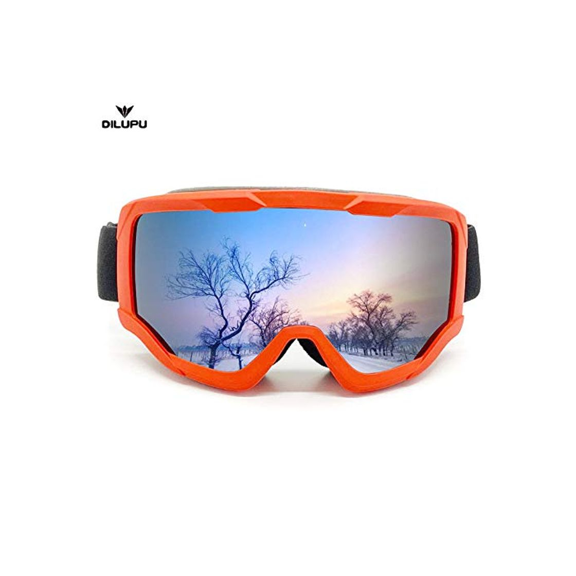 Product KOMNY Gafas de esquí cilíndricas Doble Niebla a Prueba de Viento Gafas