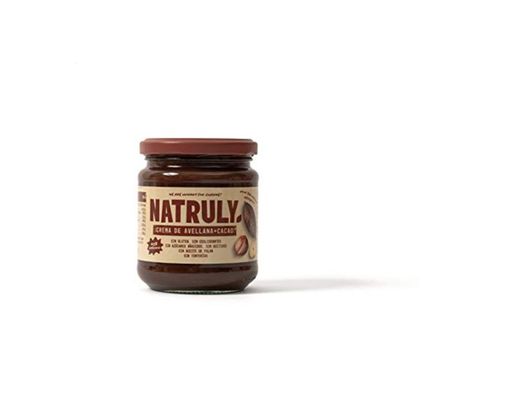NATRULY Crema de Avellanas y Cacao Sin Azúcar y Sin Edulcorantes, Endulzada