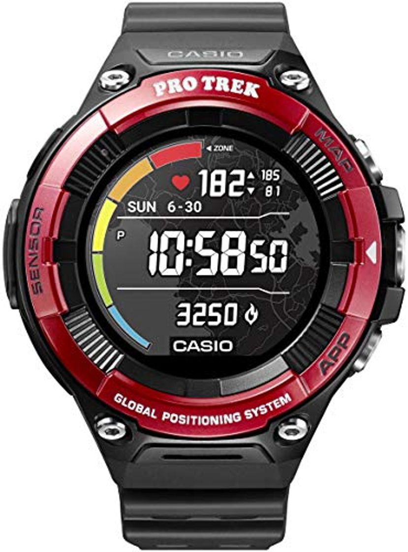 Products Casio Pro Trek Smart Reloj Digital Smartwatch Unisex con Correa de Resina