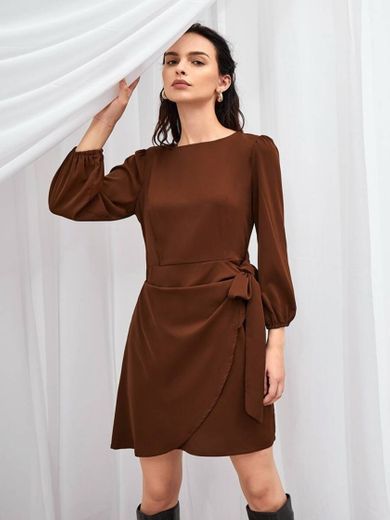 Nó Simples elegante Vestido