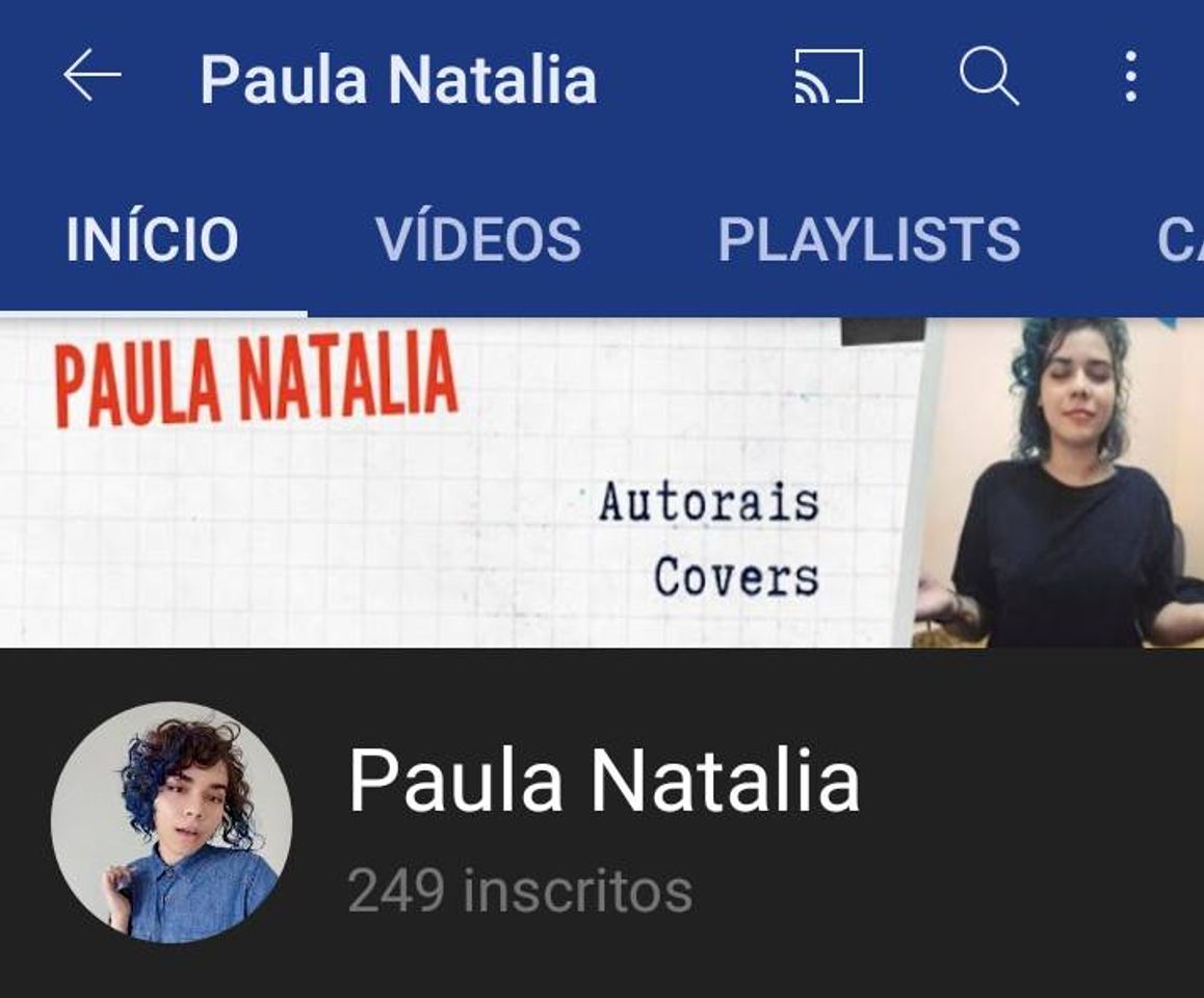 Moda Oi, pessoas, esse é meu canal no YouTube, olhem lá :)