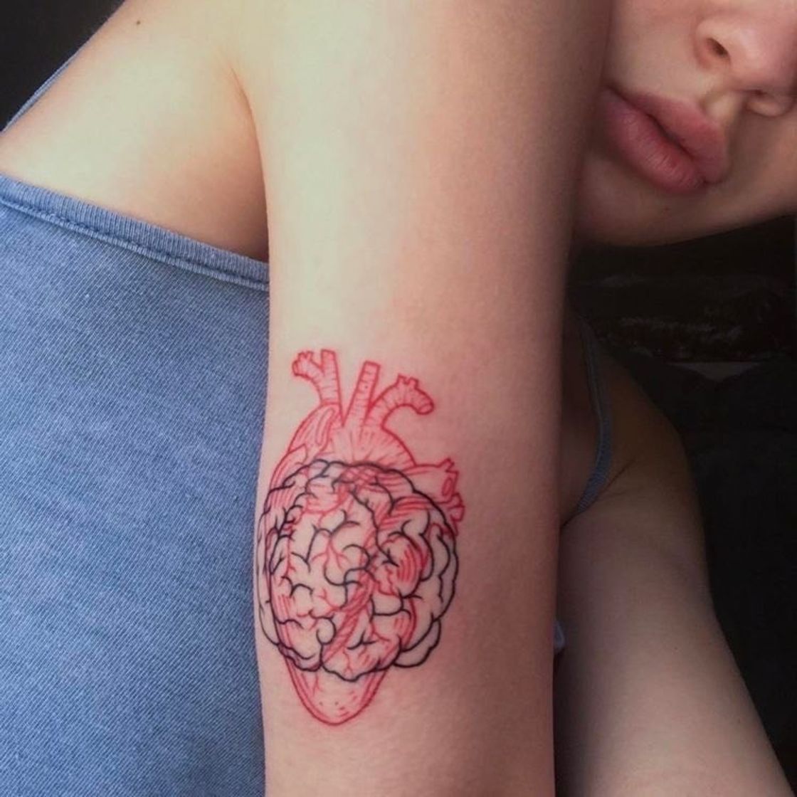Social Tatto Coração e Cerébro/Emoção e Razão