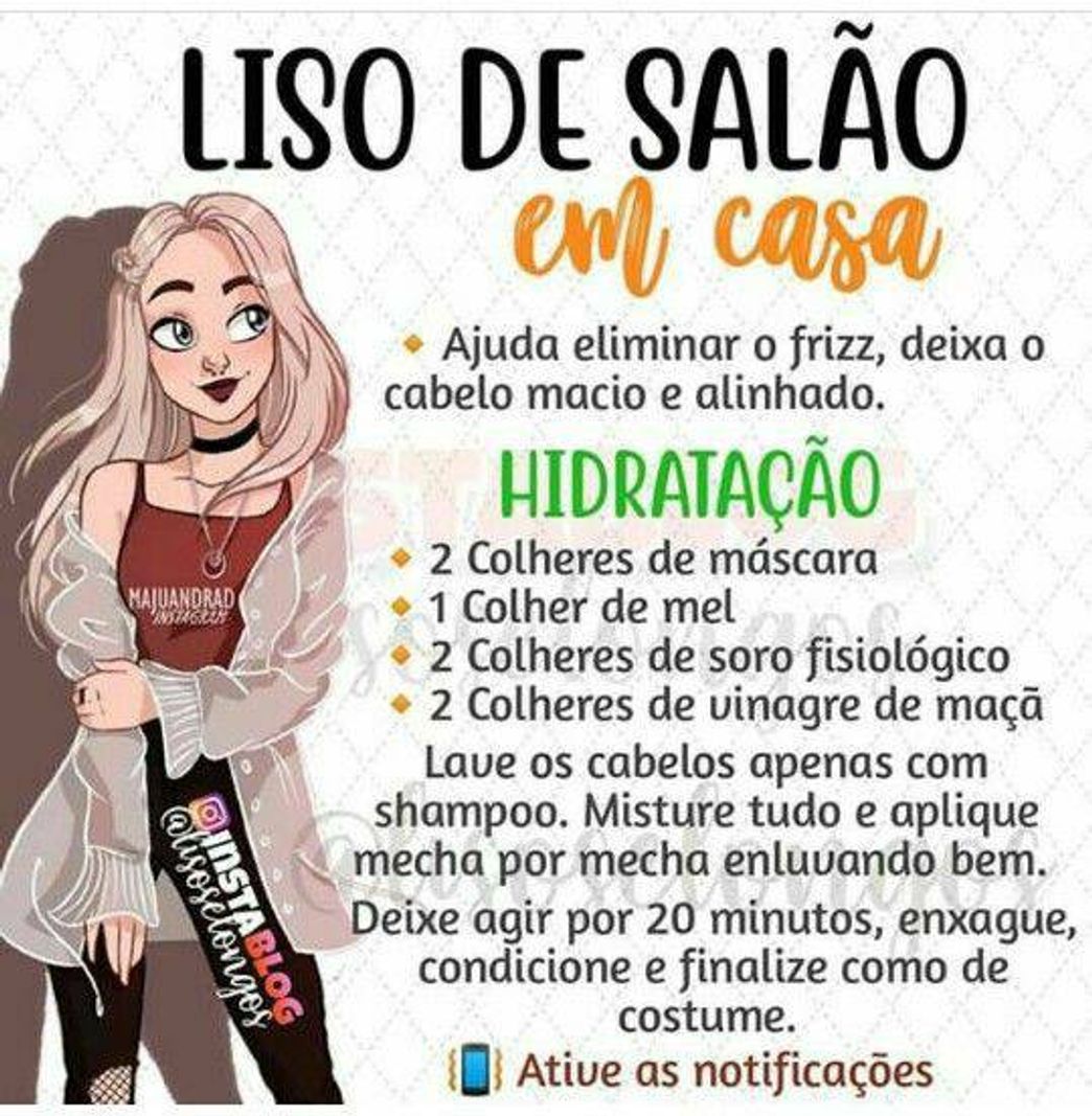 Moda Para cabelo liso