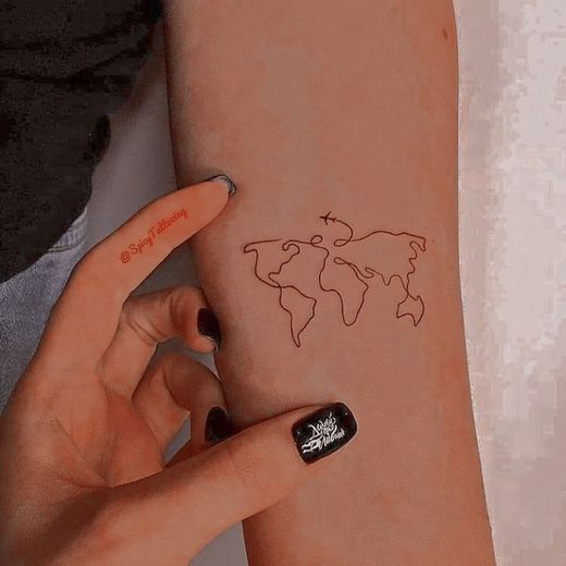 Tattoo mapa
