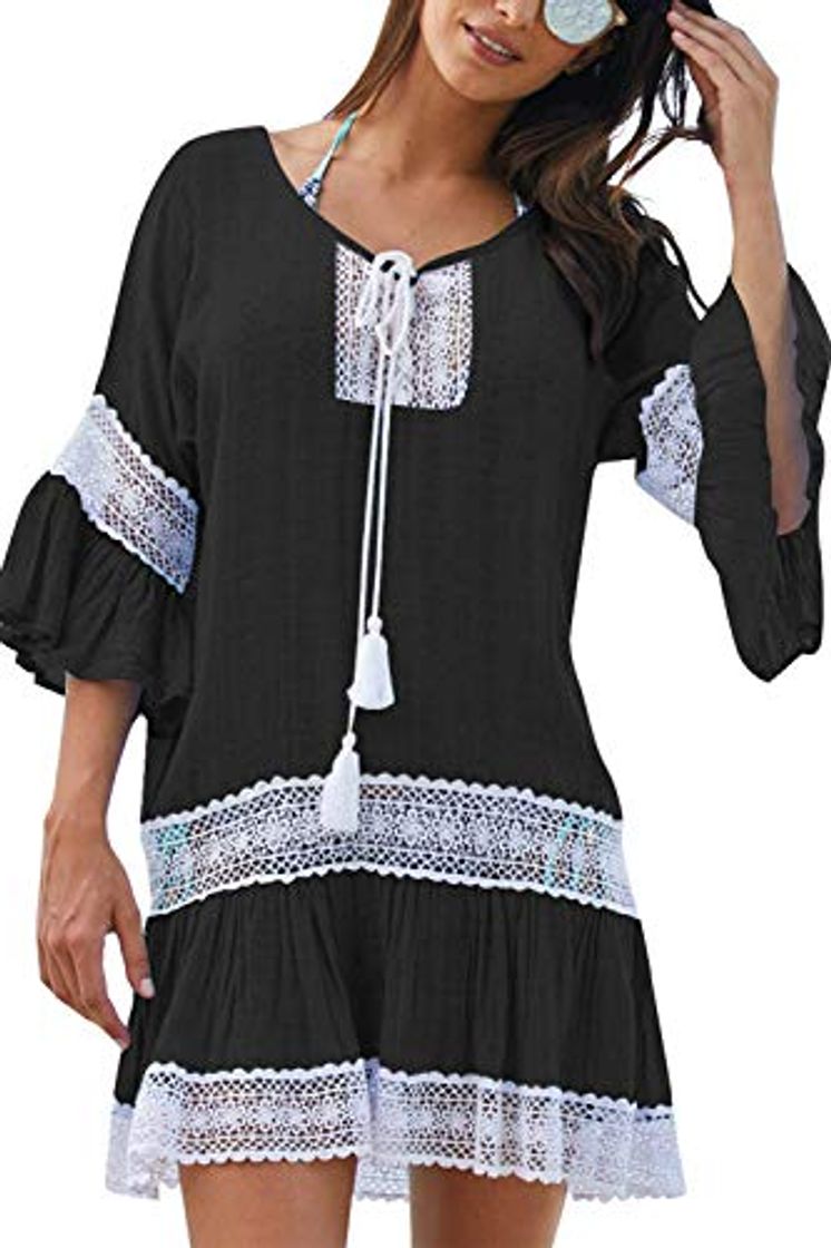 Social UMIPUBO Ropa de Baño Camisolas Playa Mujer Camisolas Pareos Borla Verano Bikini